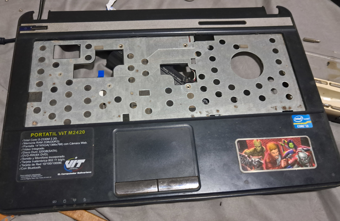 Tapa Superior Palmrest Laptop Vit M2420 con Touchpad Funcional