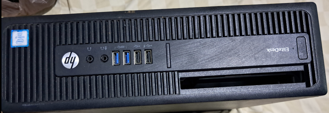 Gabinete HP EliteDesk SFF Original + Disipador + Fan Cooler | Excelente Estado