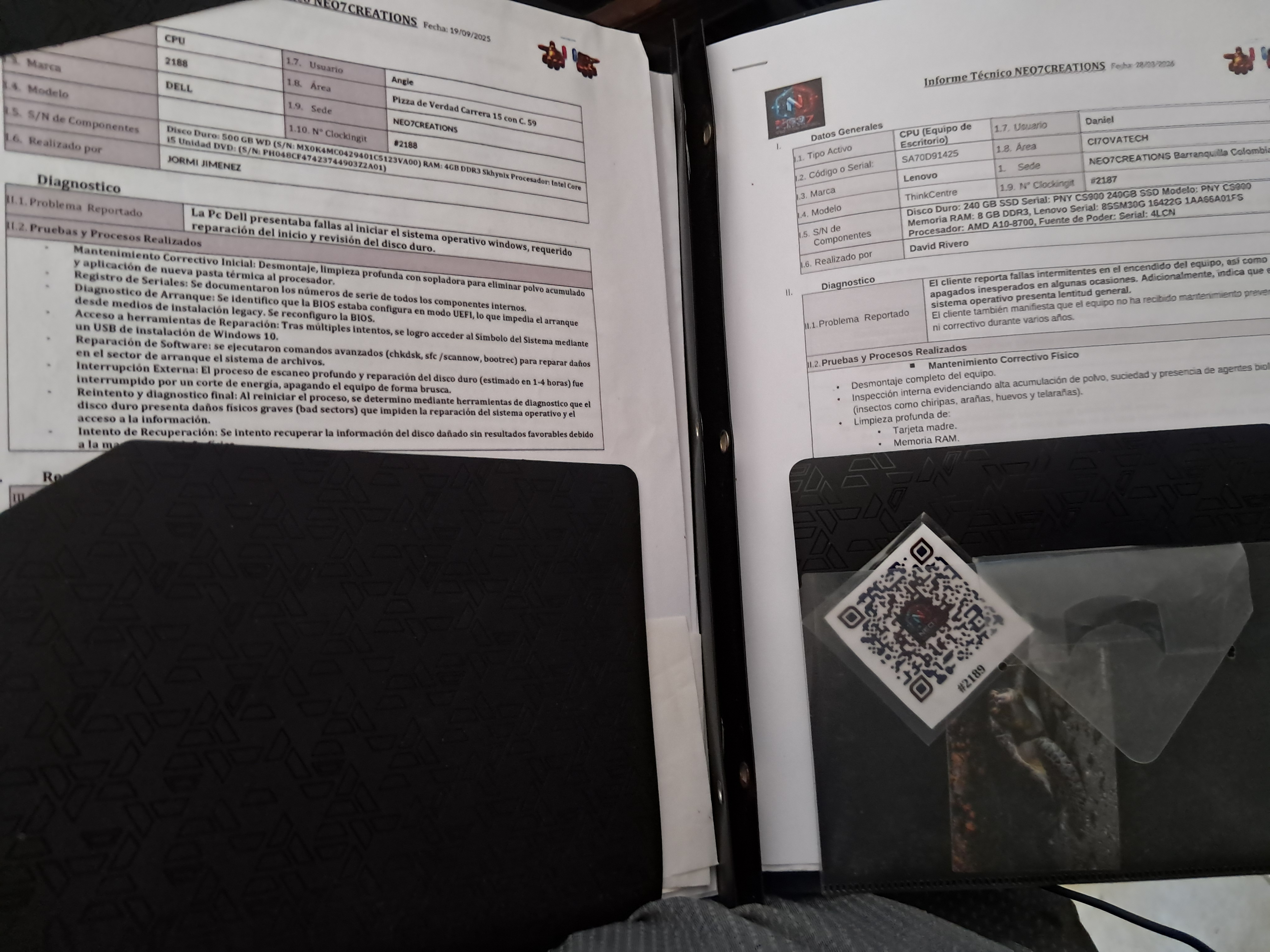 Revitalización Total de PC Mantenimiento y reparacion correctiva o preventiva $55,500 COP
