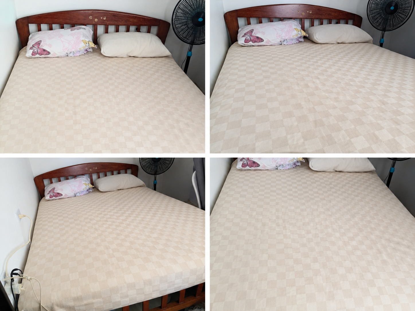🛏️ Cama Matrimonial de Madera Maciza – Excelente Estado COP $650.000 (Negociables)